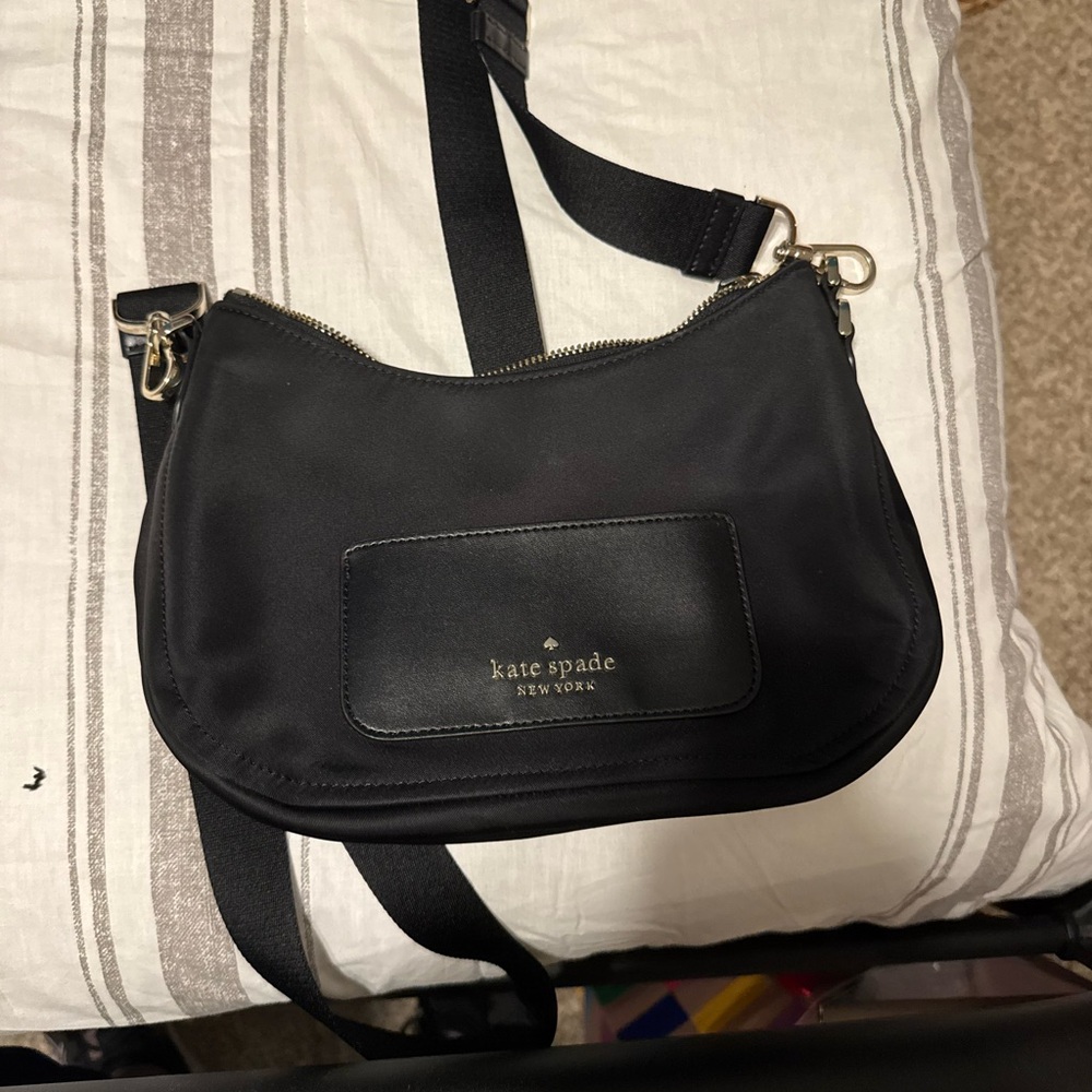 Kate Spade Black Nylon Crossbody Bag